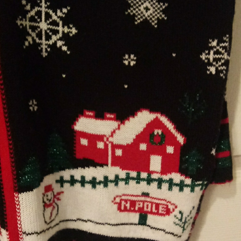 GOLD ROSETTES XMAS SWEATER - Picture 5 of 8